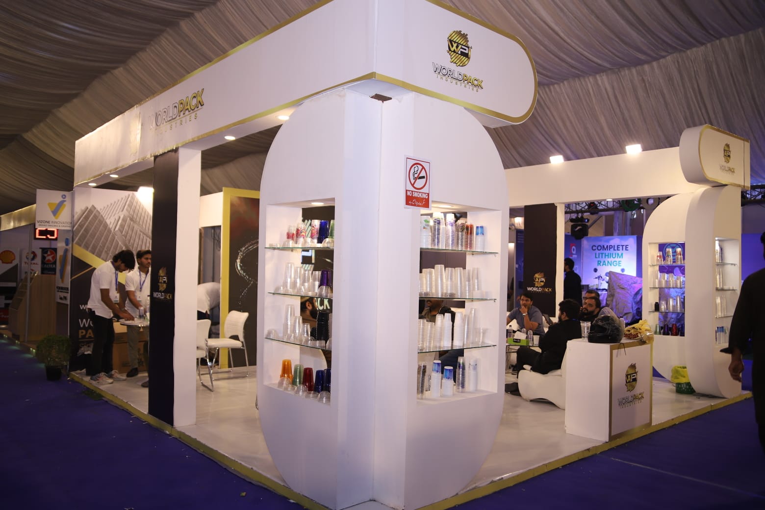 Worldpack Industries exhibition stand